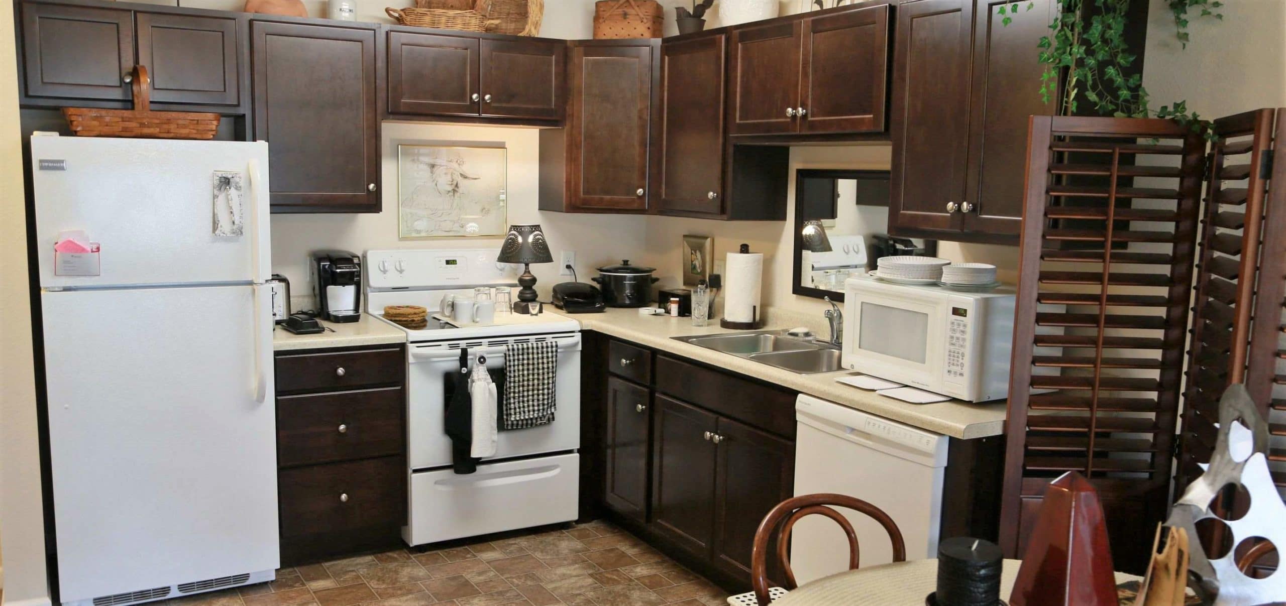 The Brook Retirement Communities full kitchen in apartment