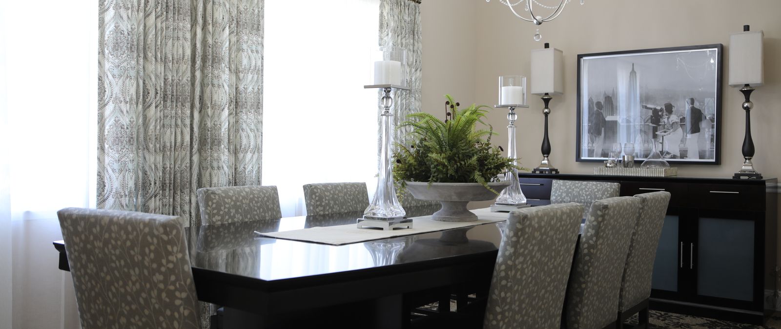 The Brook of Portland formal dining room